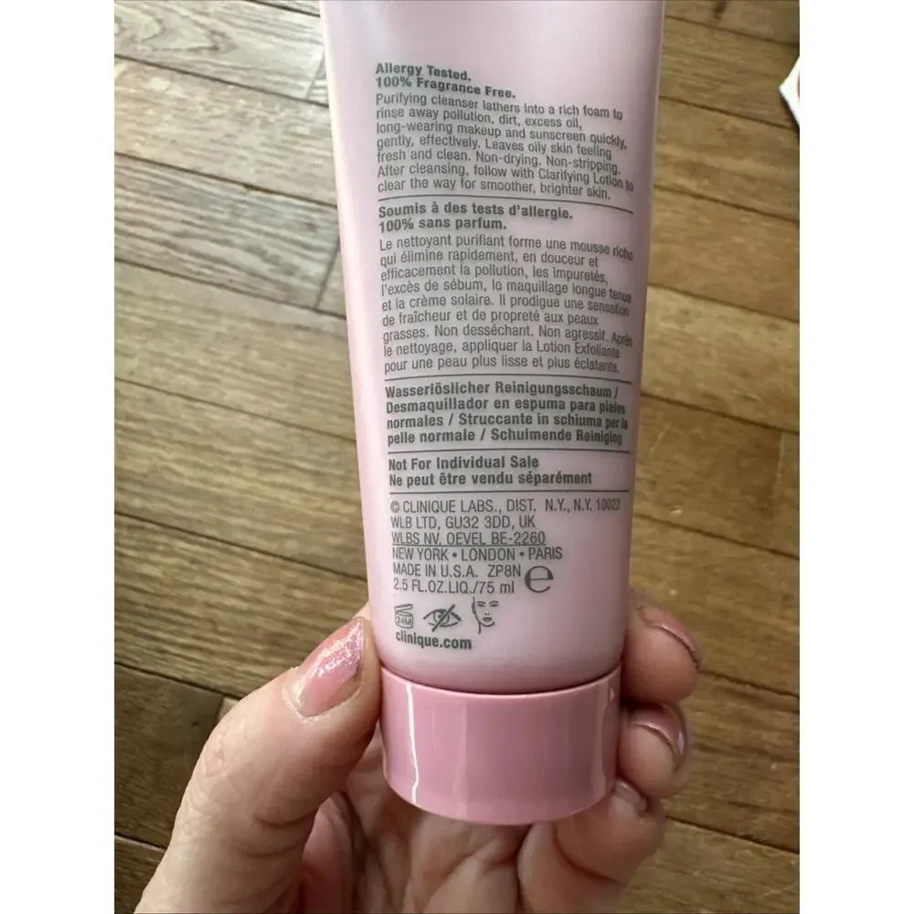 Clinique All About Clean Cleanser 2.5 oz Dramatically Different Lotion 1‎ oz New